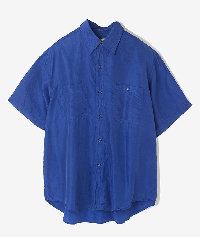 USED/シルク S/Sワークシャツ