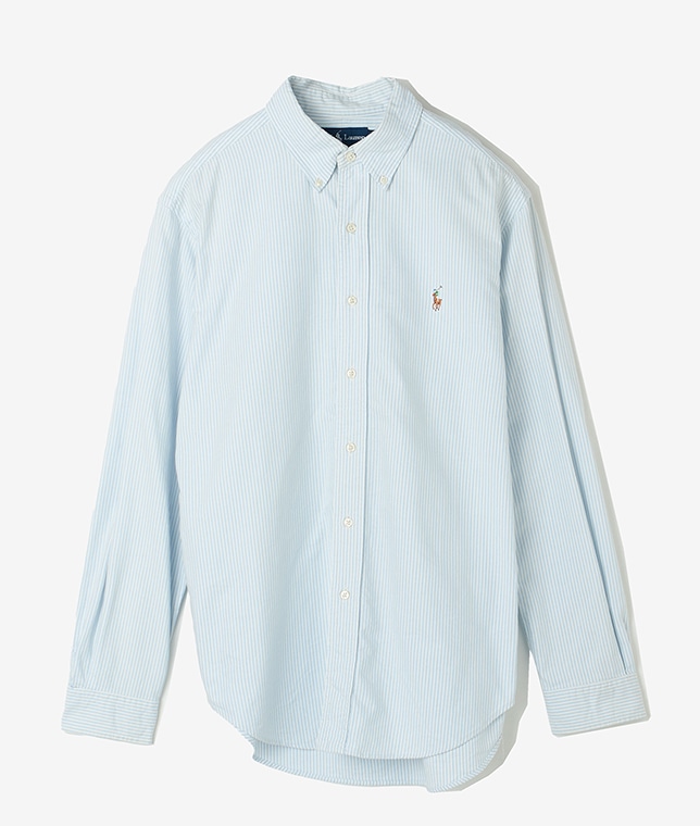USED/Ralph Laurenストライプ　B.D.シャツ