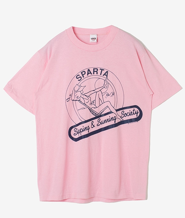 USED/SPARTAプリントTシャツ
