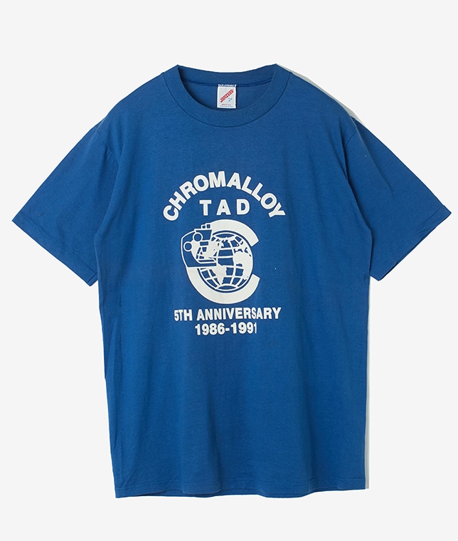 USED/CHROMALLOY TADプリントTシャツ