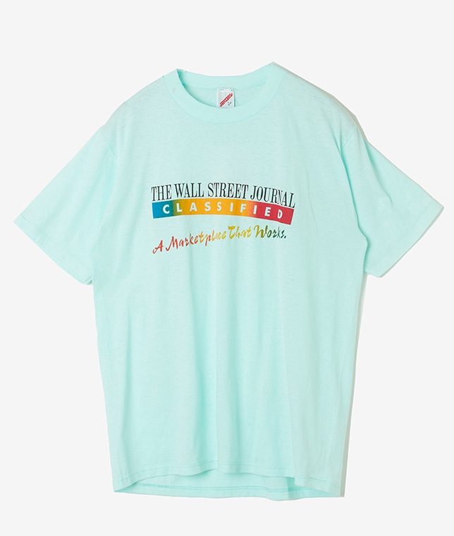 USED/THE WALL STREET JOURNALプリントTシャツ