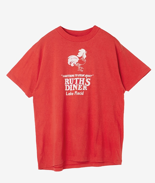 USED/RUTH’S DINERプリントTシャツ