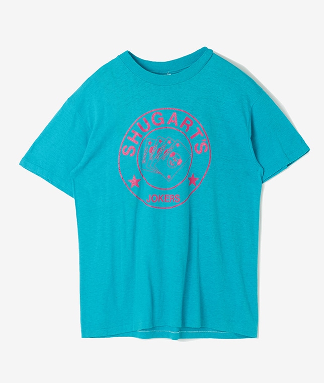 USED/SHUGART’SプリントTシャツ