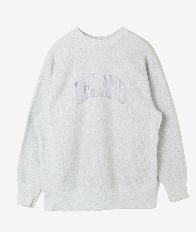 USED/LELANDプリントスウェット