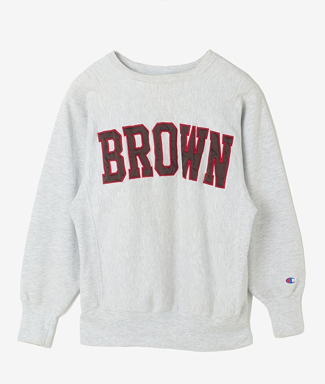 USED/BROWNワッペンスウェット