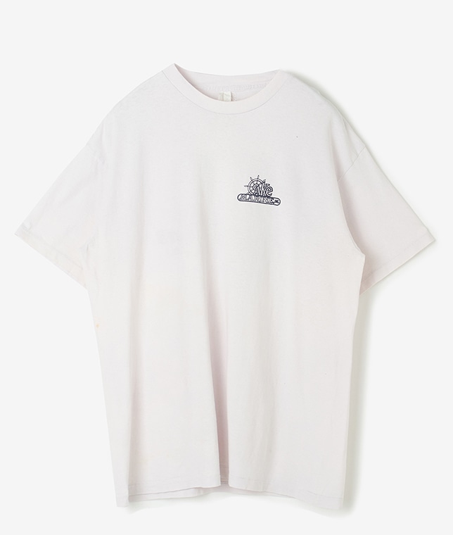USED/AKE MARINEプリントTシャツ
