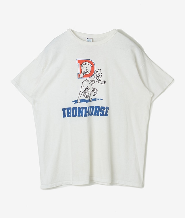 USED/IRONHORSEプリントTシャツ