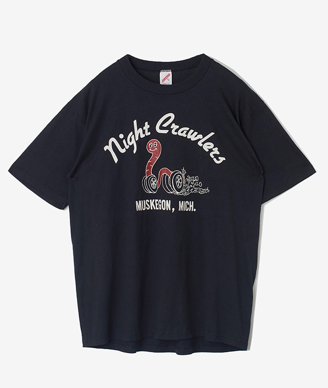 USED/Night CrawlersプリントTシャツ
