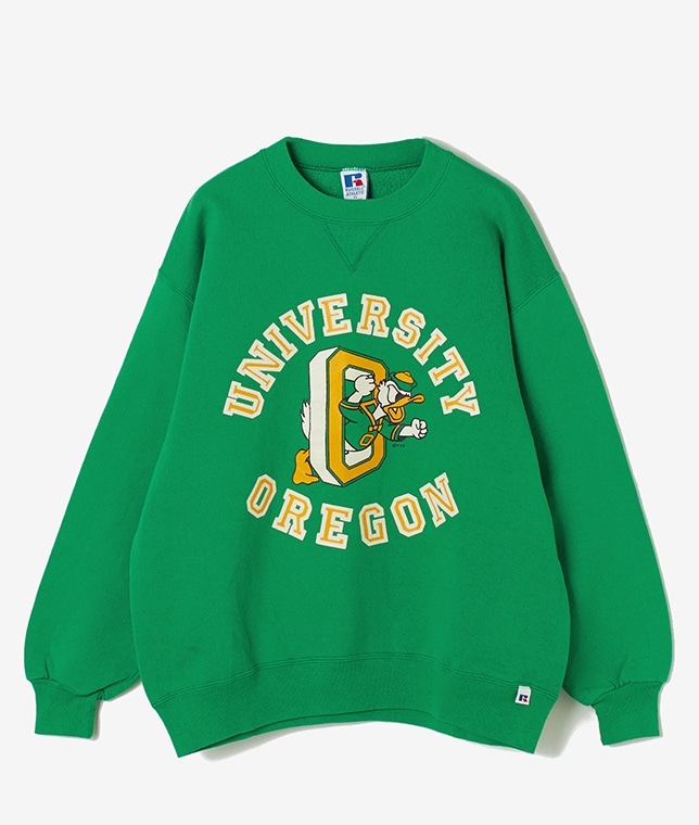 USED/UNIVERSITY OREGONプリントスウェット
