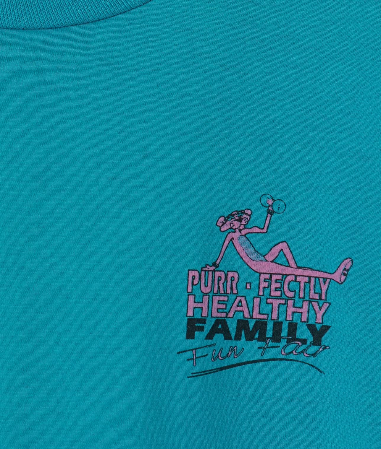 USED/PURR-FECTLY HEALTHYプリントTシャツ 詳細画像 ブルー 2