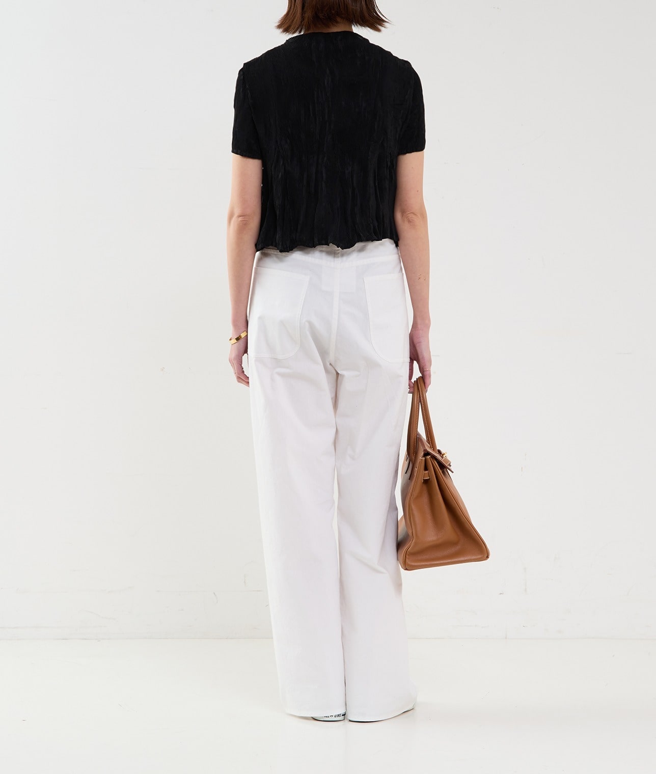 Gongdid Design/ウェービークロップドトップ 詳細画像 BLACK 3