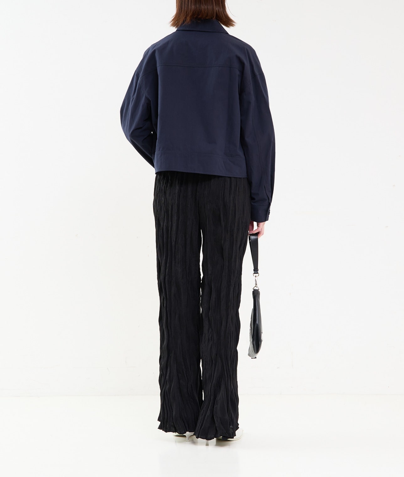 cus/コットンリネンボクシージャケット 詳細画像 NAVY 3