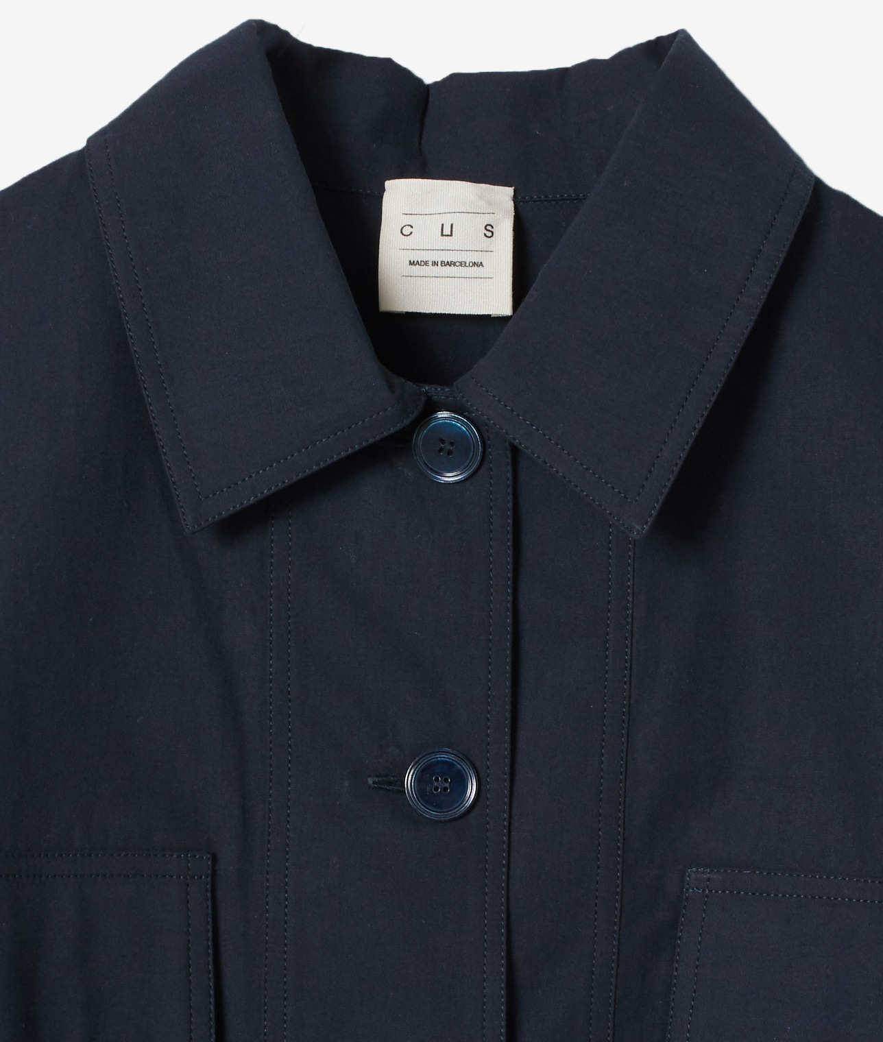 cus/コットンリネンボクシージャケット 詳細画像 NAVY 8