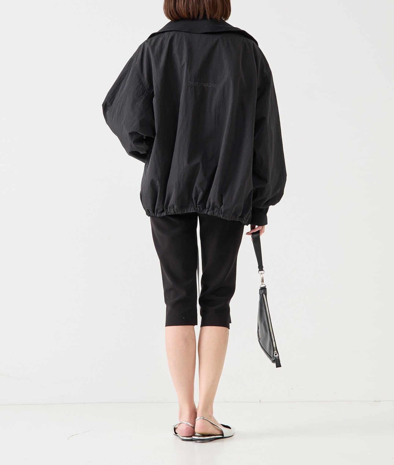 【別注】KATHARINE HAMNETT×THIRD MAGAZINE/ HIGHNECK ZIP JACKET 詳細画像 ブラック 7