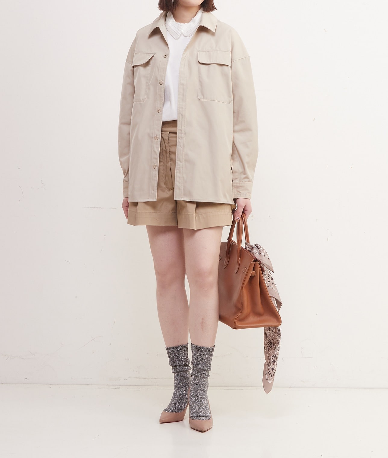 TheLatest/ポプリンショートパンツ 詳細画像 BEIGE 1