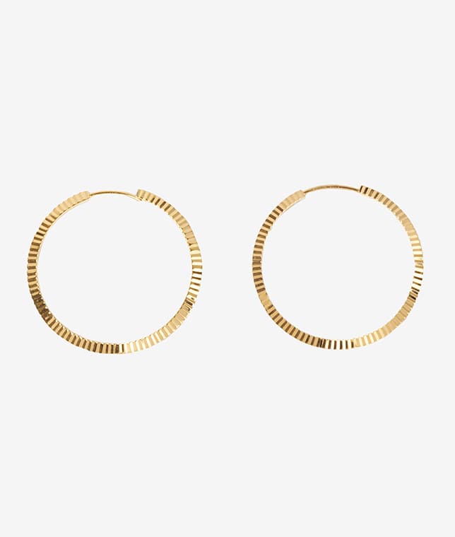 JANE KOENIG/リフレクションフープピアス