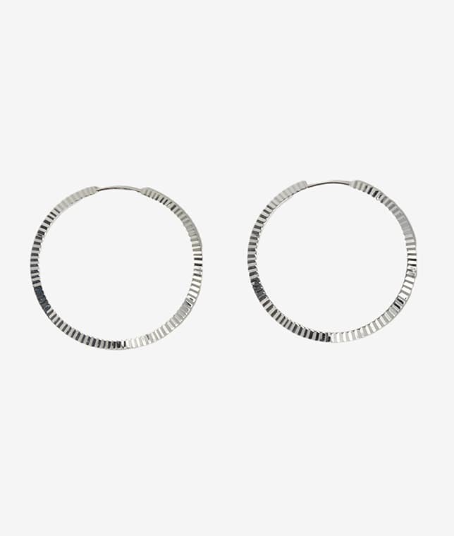 JANE KOENIG/リフレクションフープピアス