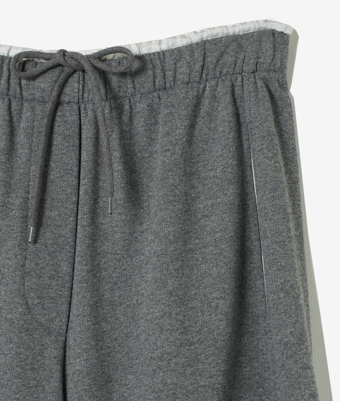TELA/レイヤードスウェットパンツ 詳細画像 GREY 4