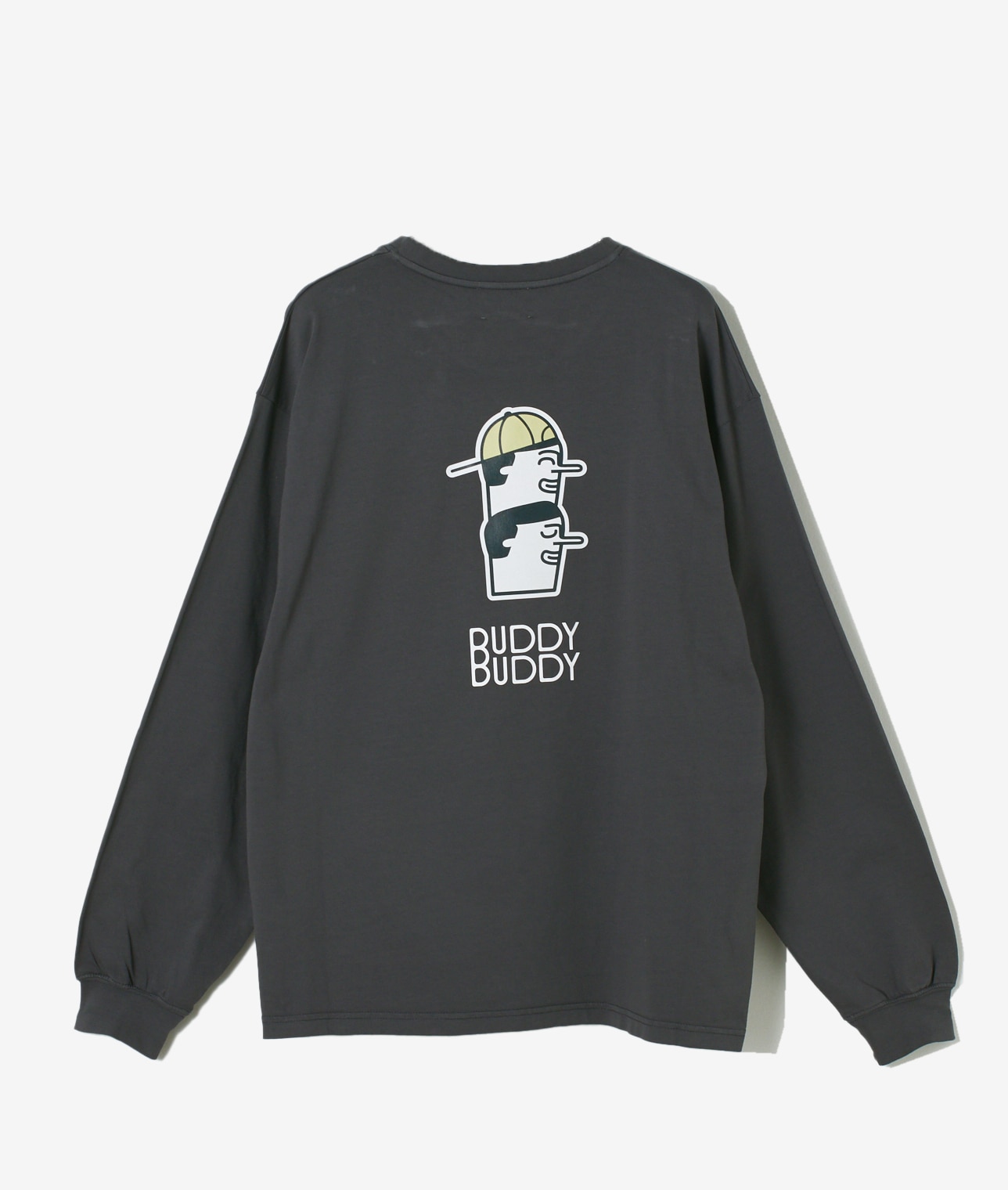 COMMON PARIS/BUDDY BUDDY　ロングTシャツ 詳細画像 GREY 1