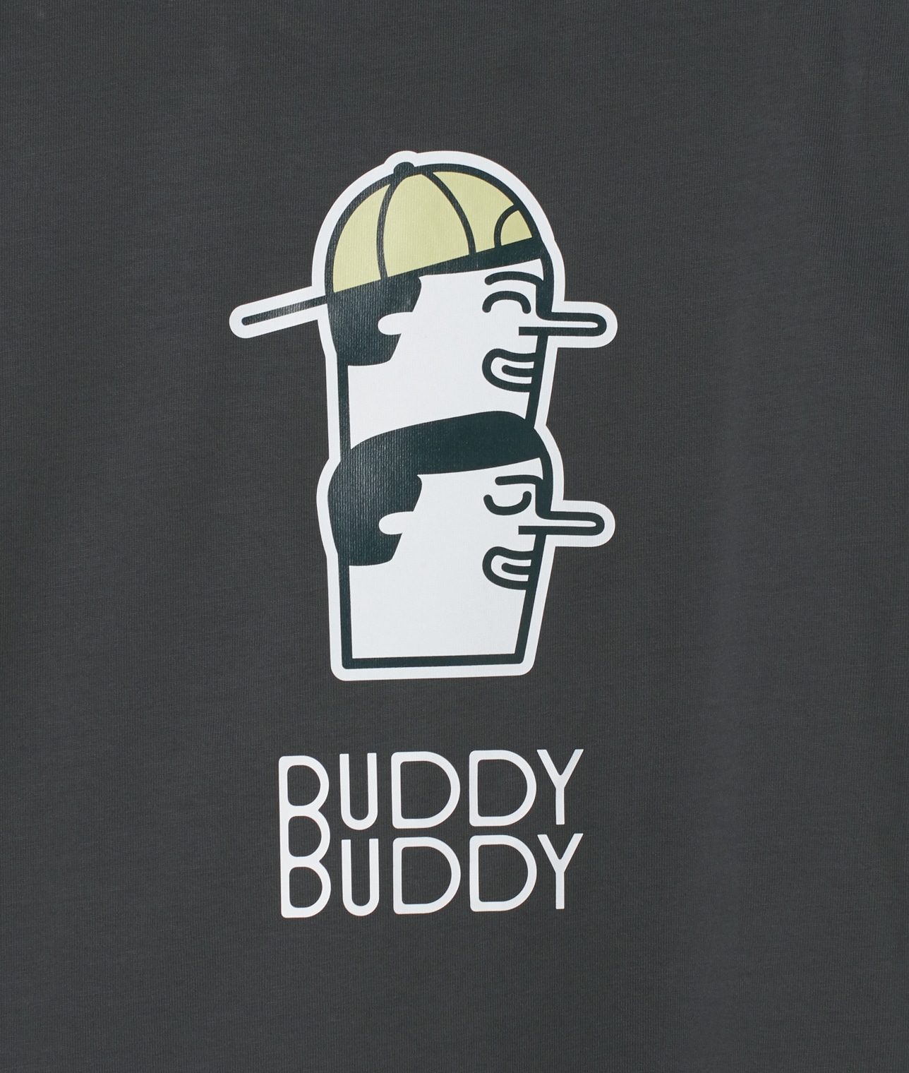COMMON PARIS/BUDDY BUDDY　ロングTシャツ 詳細画像 GREY 6