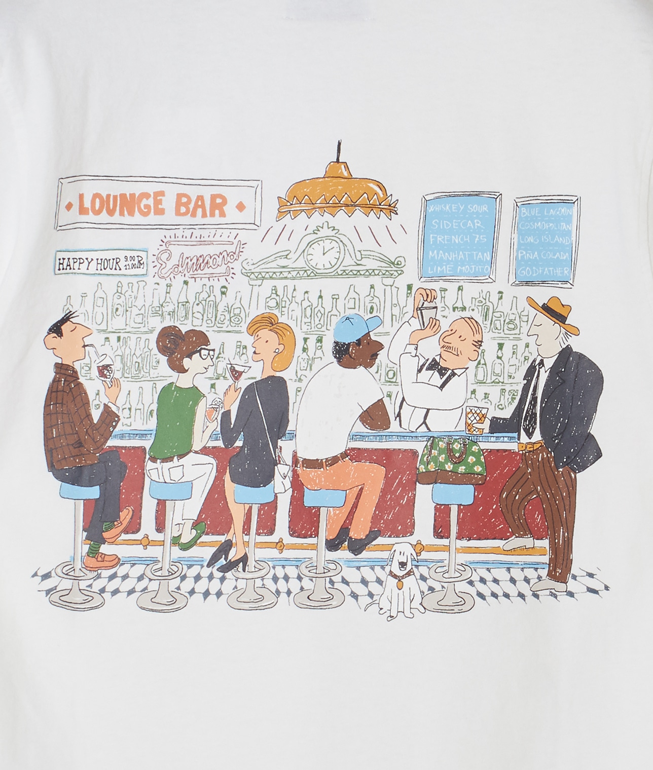 EDMMOND STUDIOS/LOINGE BAR　T-Shirt 詳細画像 PLAINWHITE 9