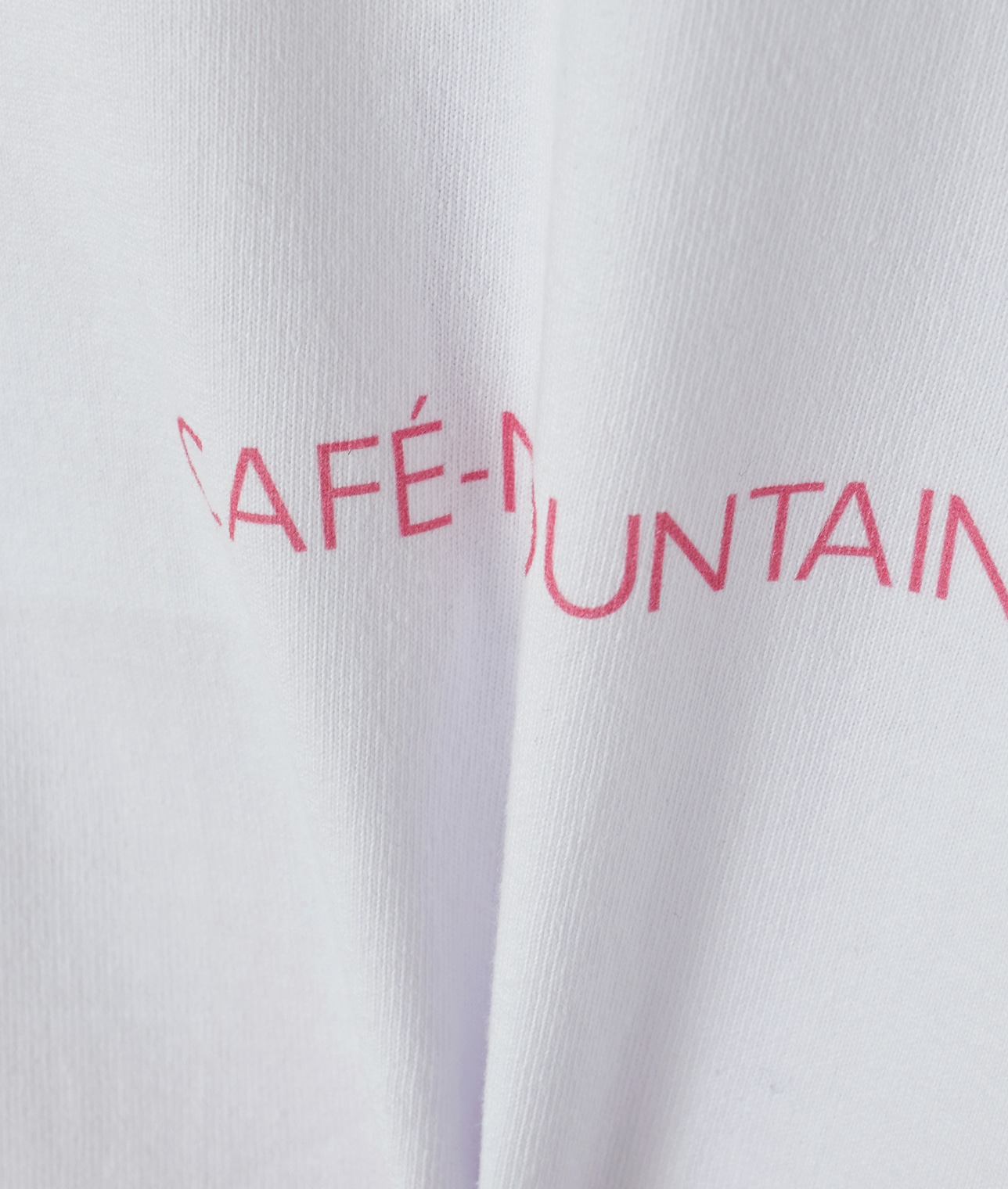 【別注】CAFE MOUNTAIN/クラブハウスTシャツ 詳細画像 NATURAL AND PINK 13
