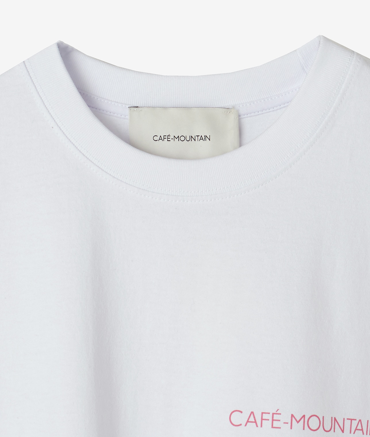【別注】CAFE MOUNTAIN/クラブハウスTシャツ 詳細画像 NATURAL AND PINK 8