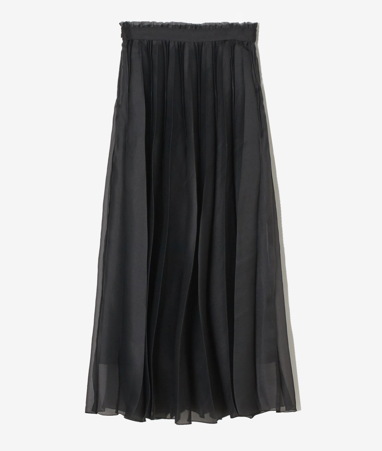 オーガンジープリーツスカート 詳細画像 ブラック 6