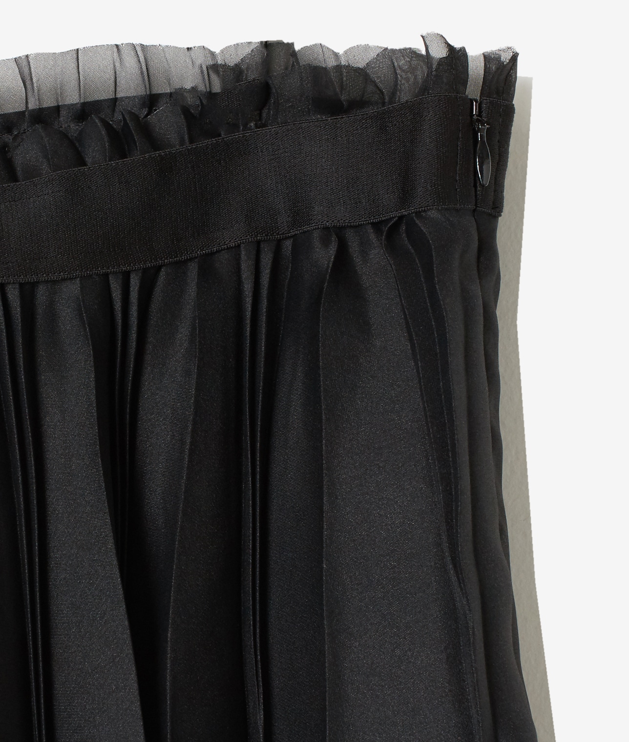 オーガンジープリーツスカート 詳細画像 ブラック 7