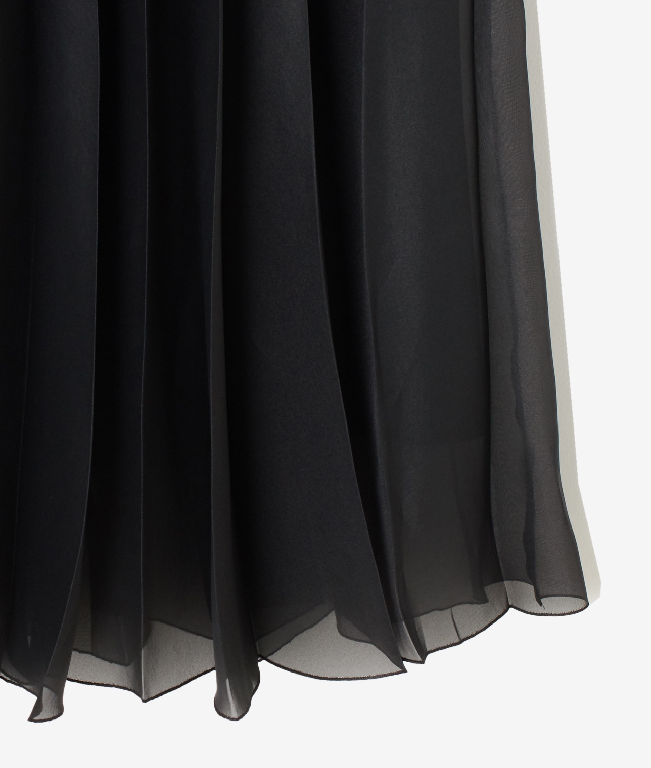 オーガンジープリーツスカート 詳細画像 ブラック 8