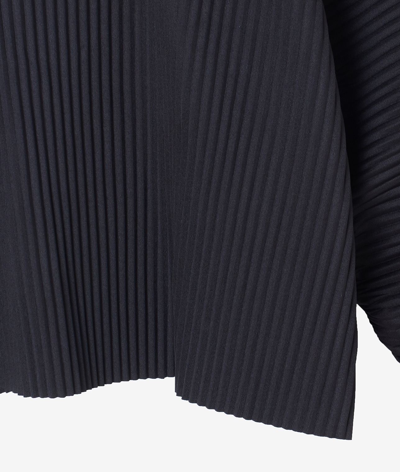 ESTHE/プリーツリブブラウス 詳細画像 BLACK 7