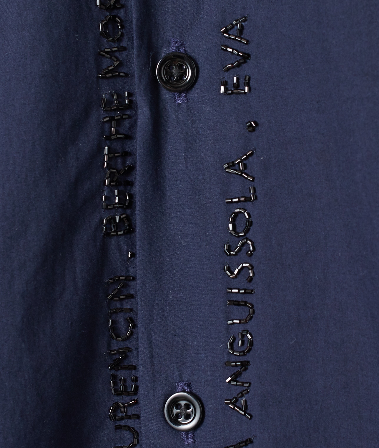 mii/ハンドエンブロイダリービーズカラーシャツ 詳細画像 NAVY 6