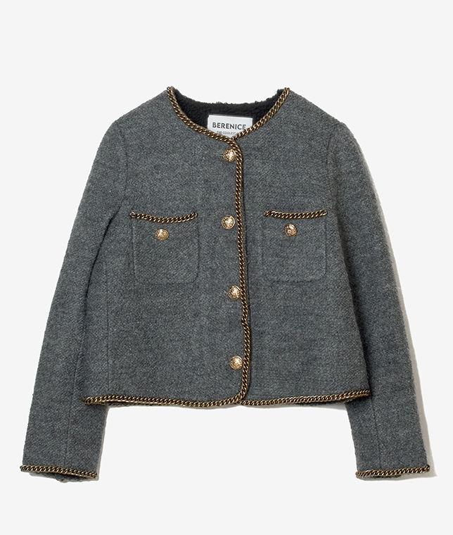 BERENICE/チェーントリミングジャケット