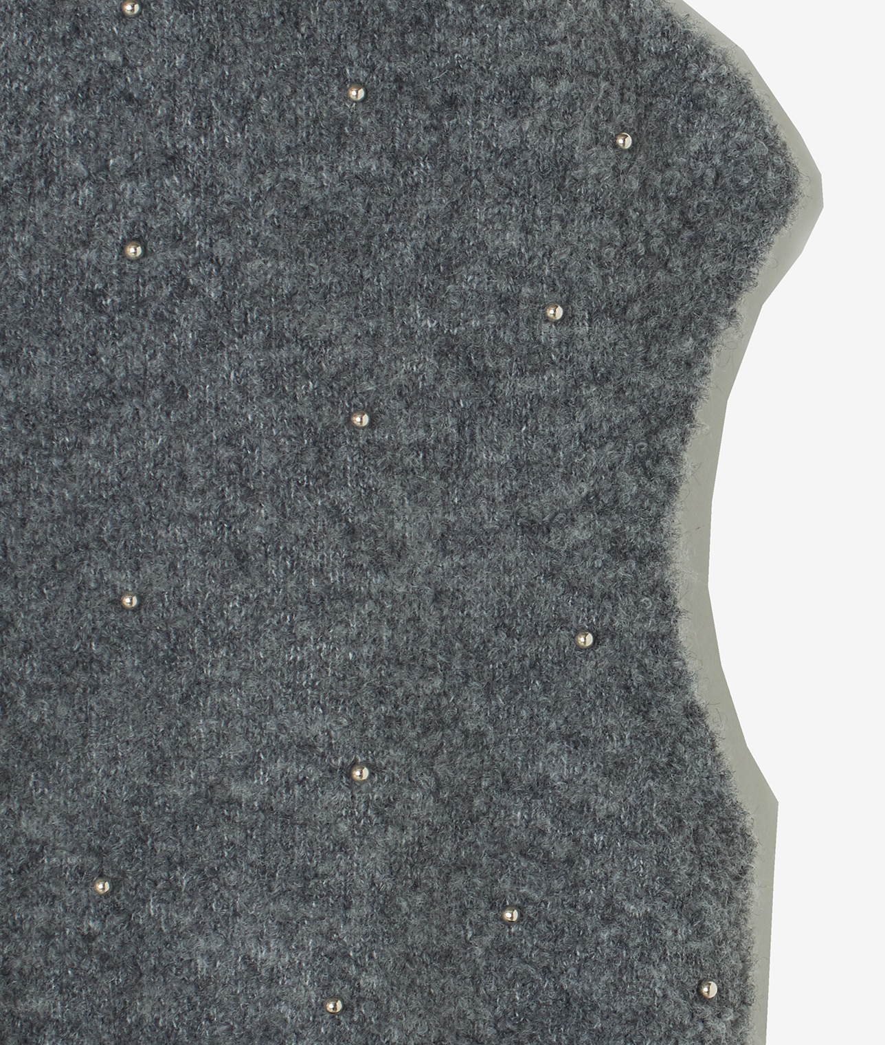 STUDIO AR/メタルドットスリーブレスニット 詳細画像 GREY 6