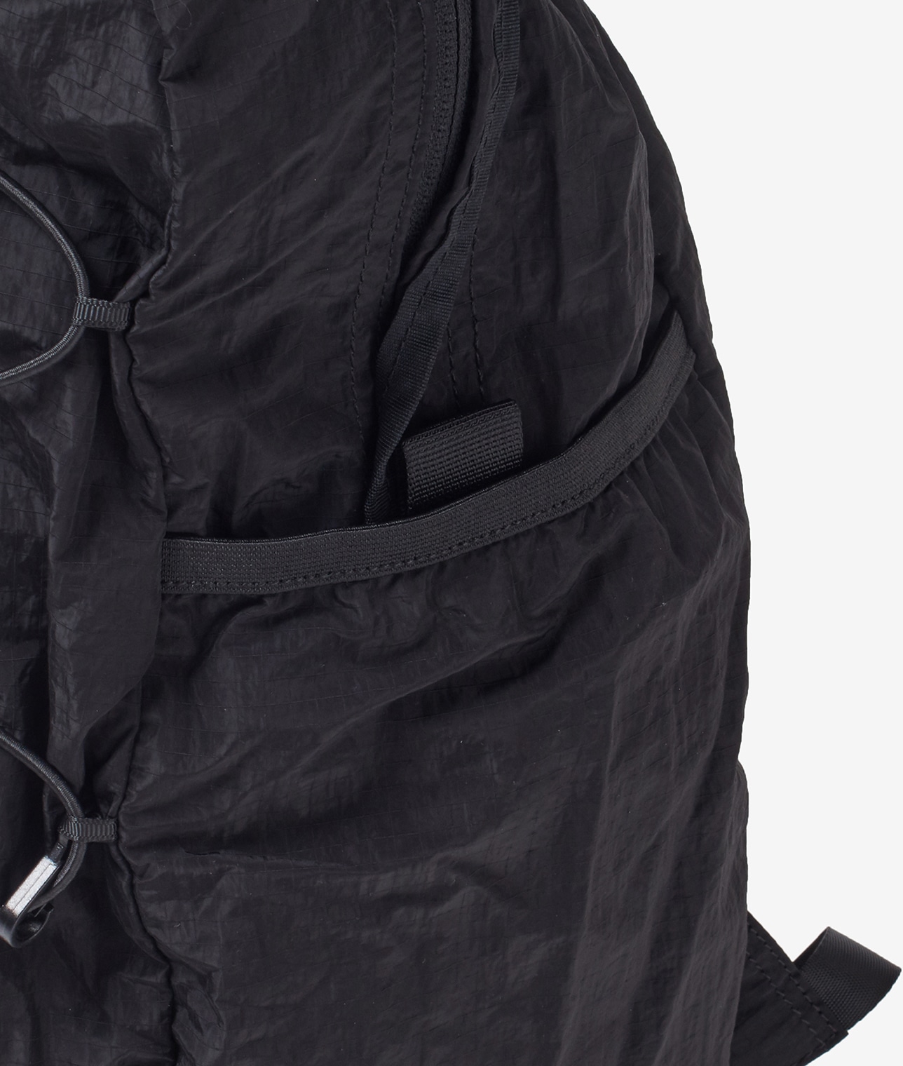 【予約】【別注】CARIBOU Mountaineering/ロゴパッカブルバックパック 詳細画像 BLACK 10