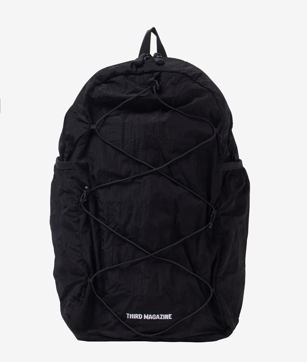 【予約】【別注】CARIBOU Mountaineering/ロゴパッカブルバックパック 詳細画像 BLACK 4