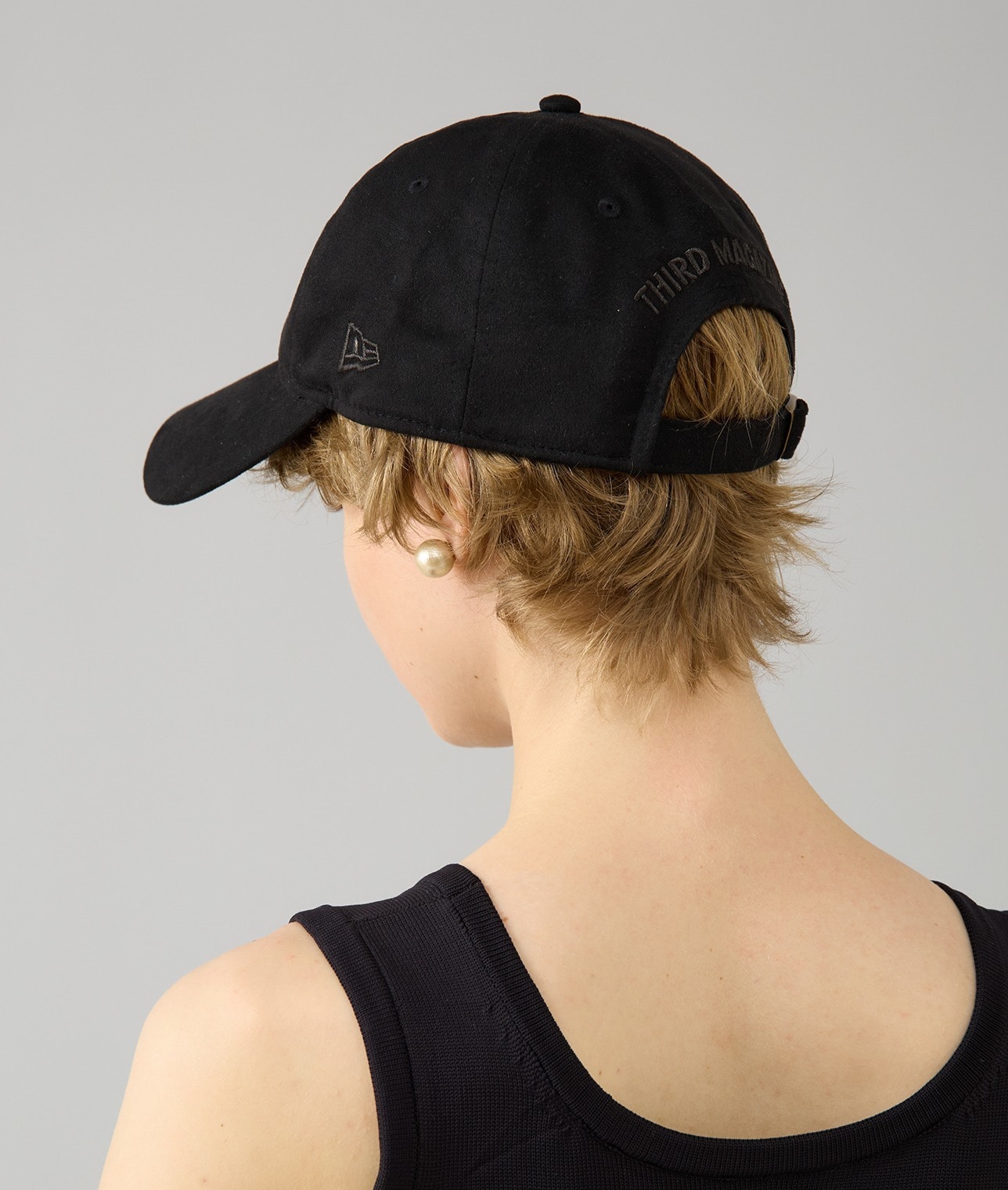【別注】NEW ERA/920 LONG VISOR EASY SNAP 920LVES TM SUEDE BLK 詳細画像 BLACK 1
