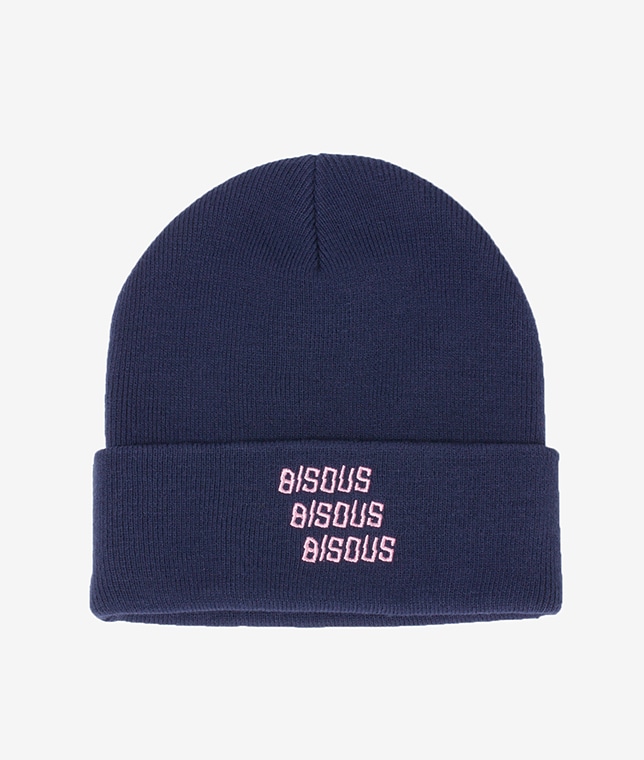 【予約】BISOUS SKATEBOARDS/エンブロイダリーロゴビーニー