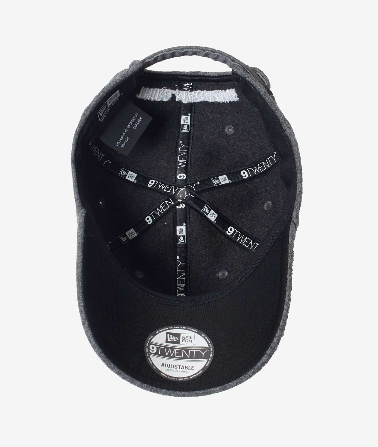 【別注】NEW ERA/920 LONG VISOR EASY SNAP 920LVES TM WOOL LIKEGRY 詳細画像 GREY 8