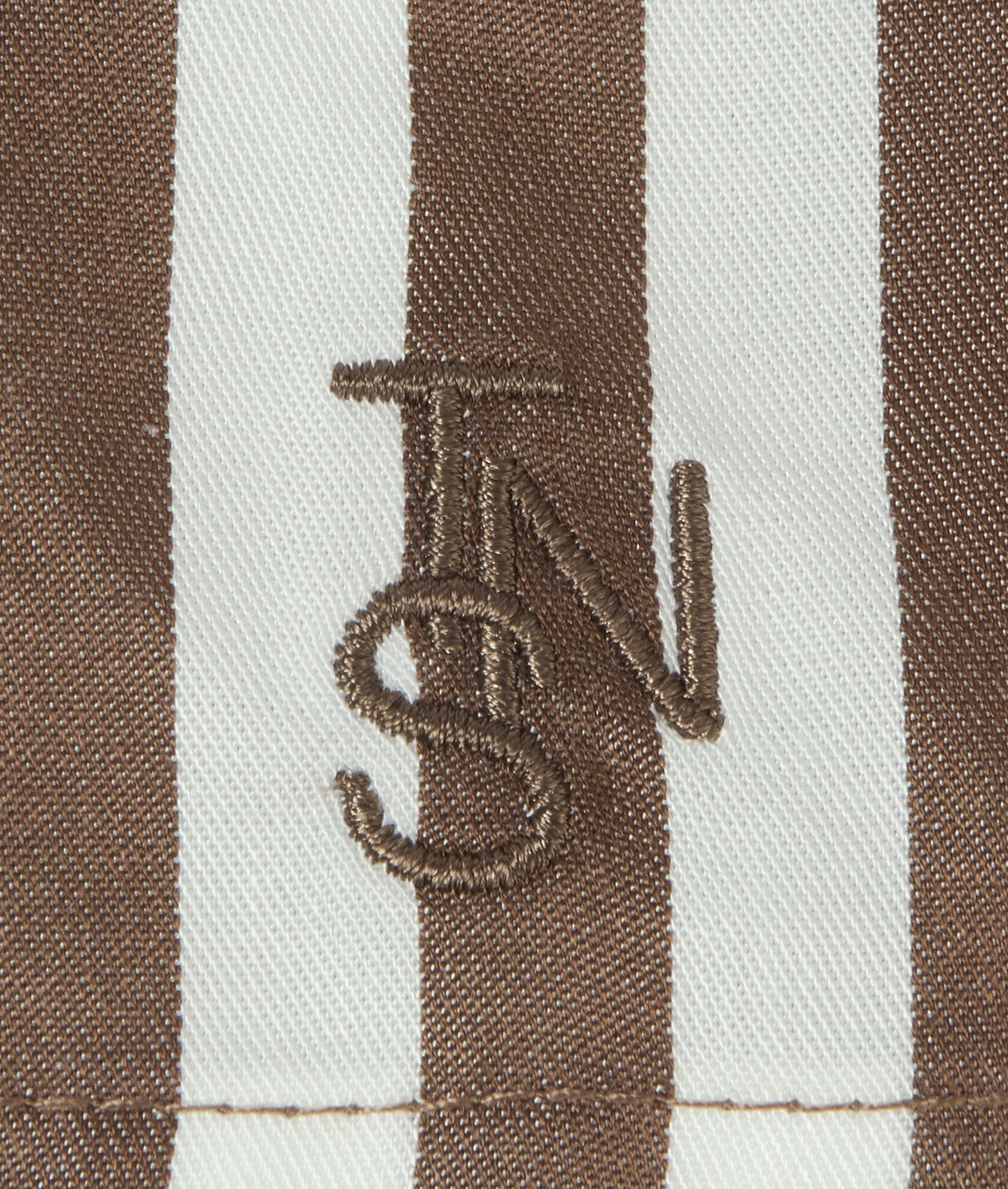 The New Society/ストライプスカーフ 詳細画像 BROWN 1