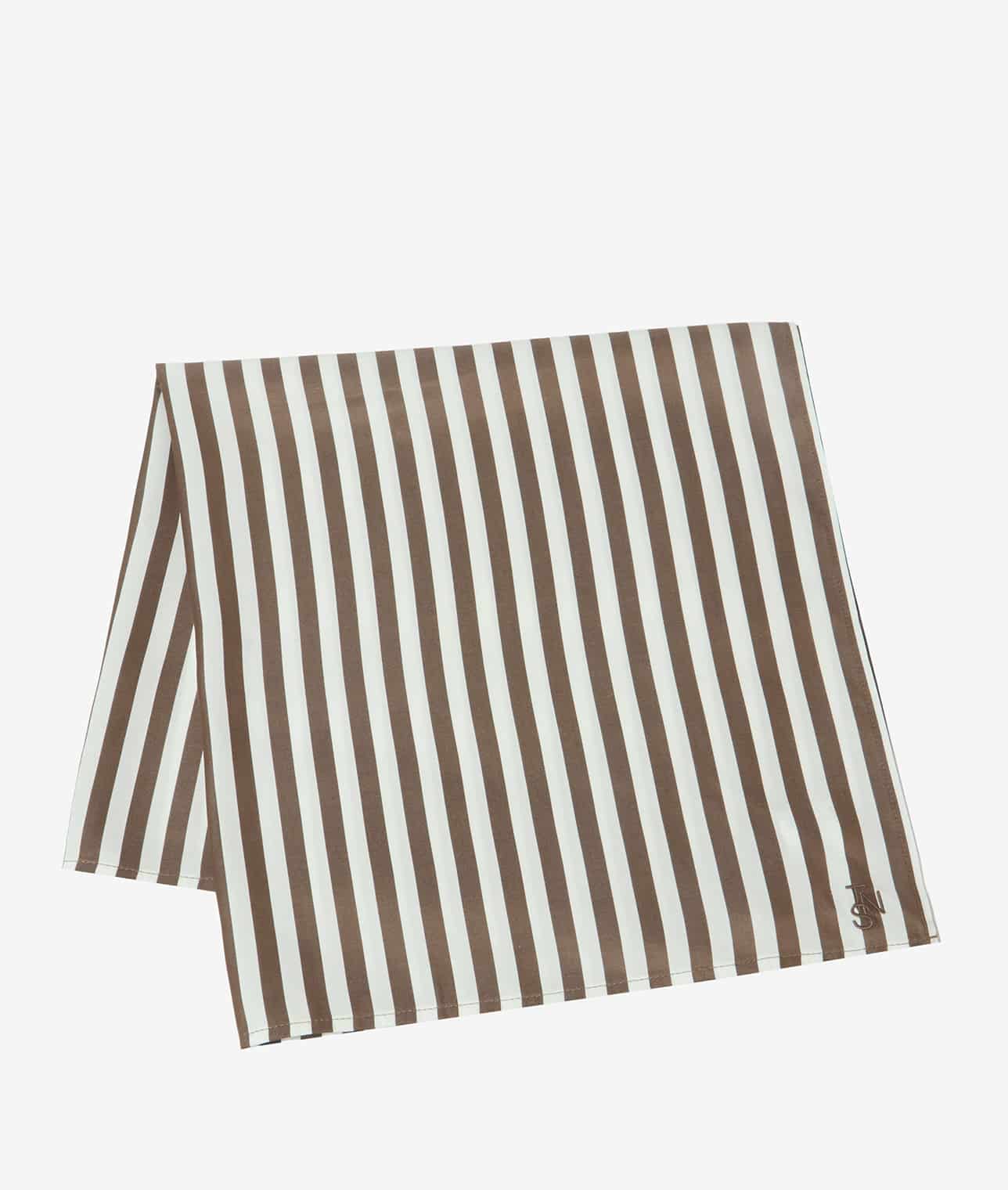 The New Society/ストライプスカーフ 詳細画像 BROWN 1