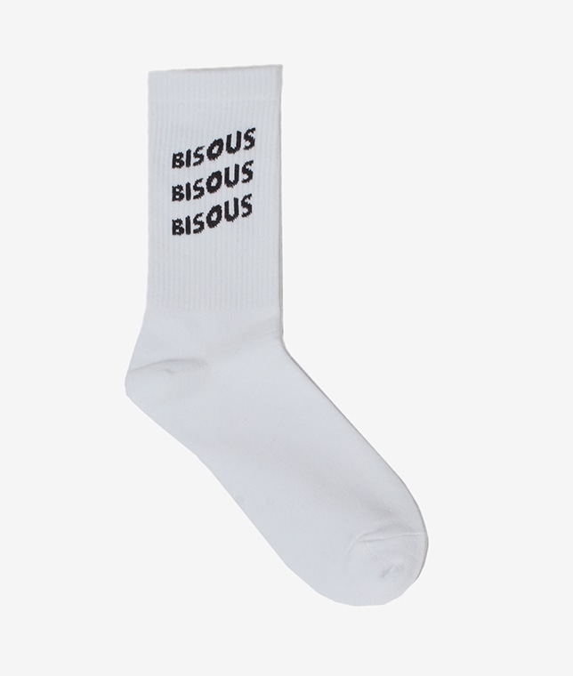 BISOUS SKATEBOARDS/ウエーブロゴソックス