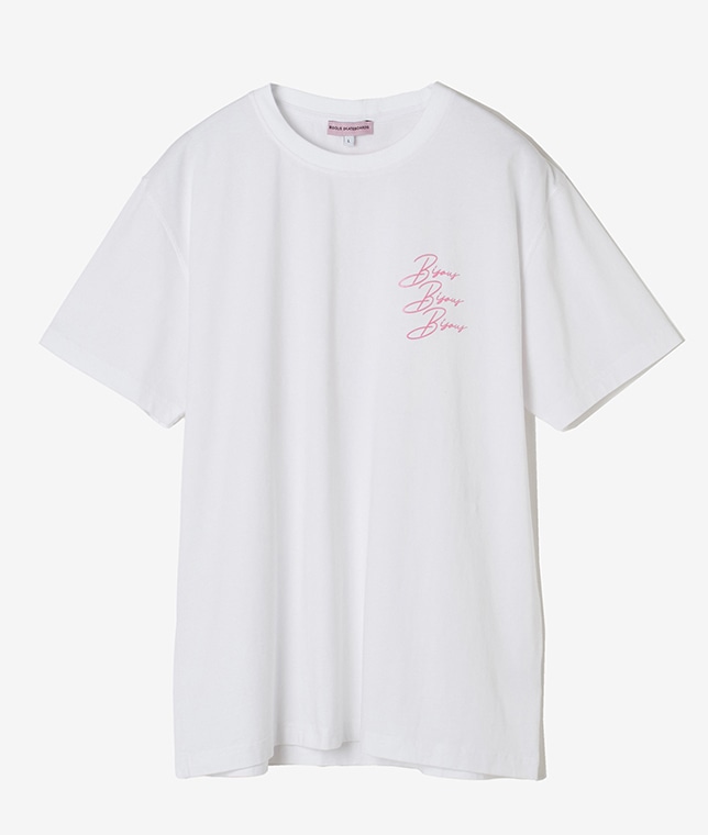 BISOUS SKATEBOARDS/サインロゴTシャツ