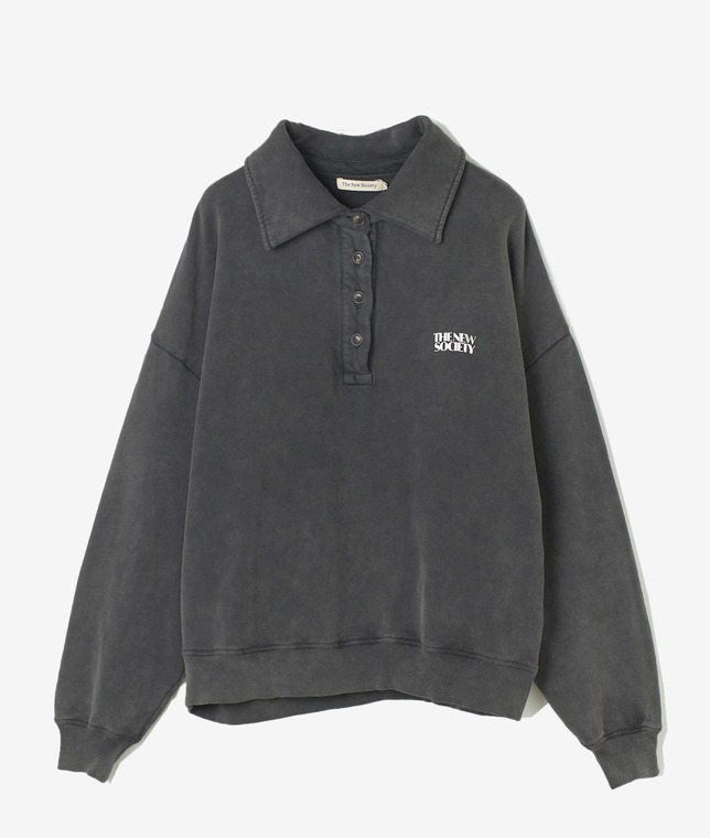 The New Society/スウェットポロトップ