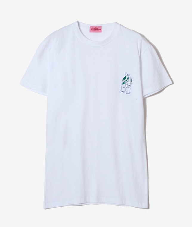 Studio Francosse/LOVE YOUR BUTT エンブロイダリーTシャツ