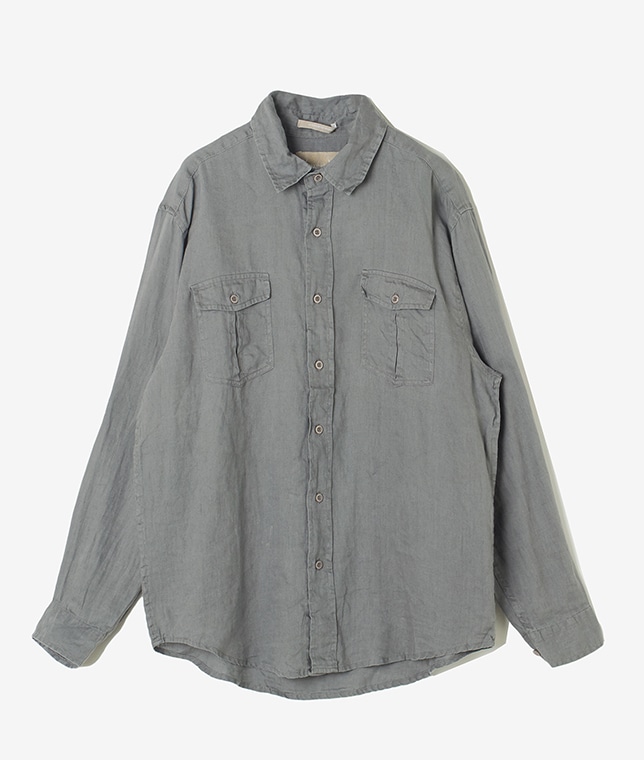 USED/リネンワークシャツ
