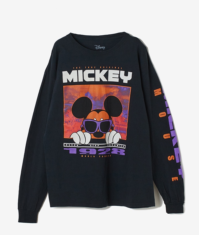 USED/キャラクタープリントロングスリーブTシャツ