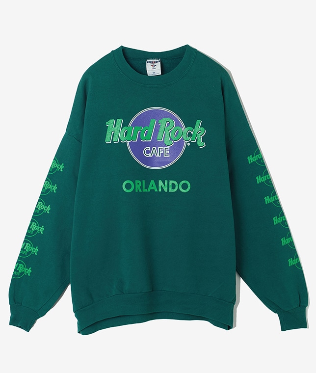 USED/Hard Rock CAFE ORLANDプリントスウェット