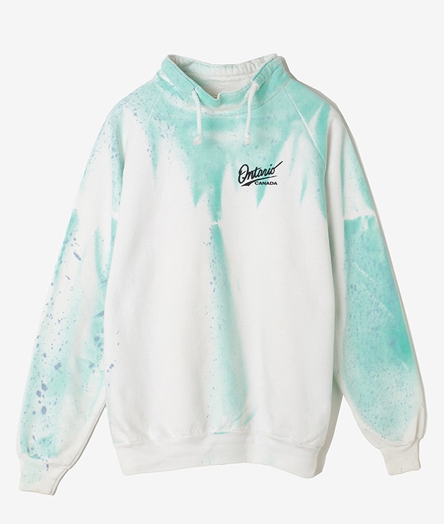 USED/Ontario CANADA刺繍ハイネックスウェット