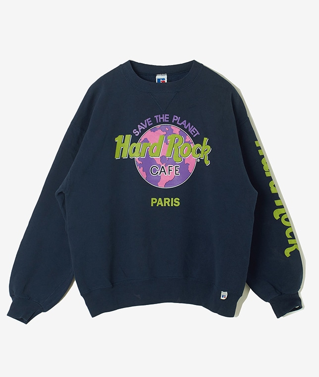 USED/Hard Rock CAFE PARISプリントスウェット